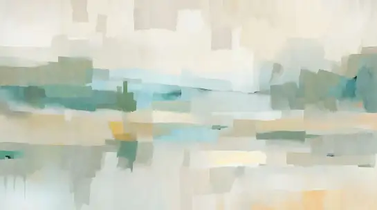 Papier peint bleu sur mesure paysage abstrait montagne peinture pastel