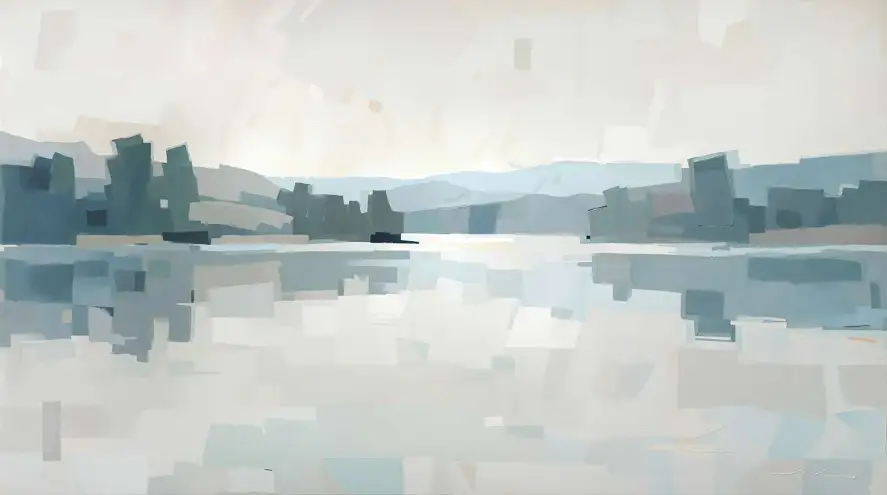 Papier peint sur mesure teinte de bleu - Clarté nacrée