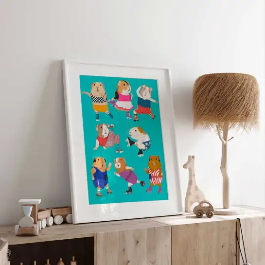 Affiche cobayes roller