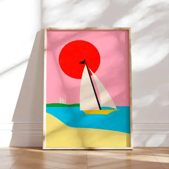 Affiche marine rétro