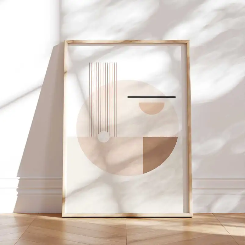 Tableau design neutre