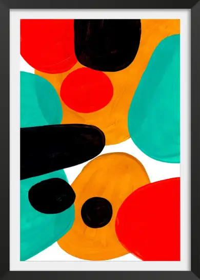 Affiche Formes Colorées Vibrant Pop