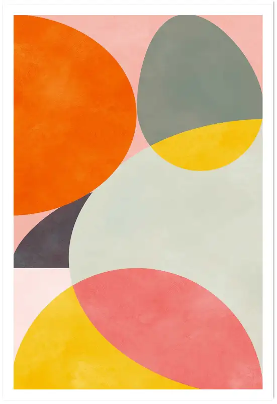 Affiche Friendly colors