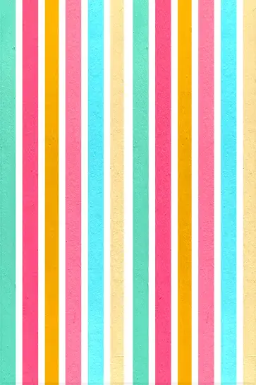 Affiche Rayures pastel et vives