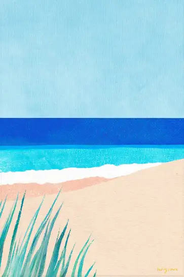 Dunes et herbes folles face à la mer, poésie des paysages côtiers