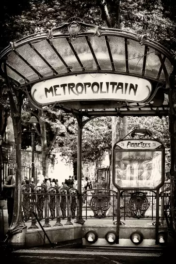 Métropolitain paris - affiches paris