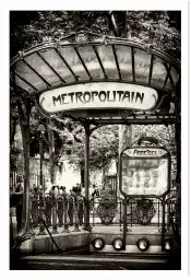 Métropolitain paris - affiches paris