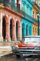 Cuba - tableau ville