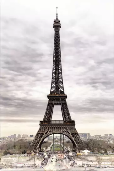 Sublime tour eiffel - tableau paris