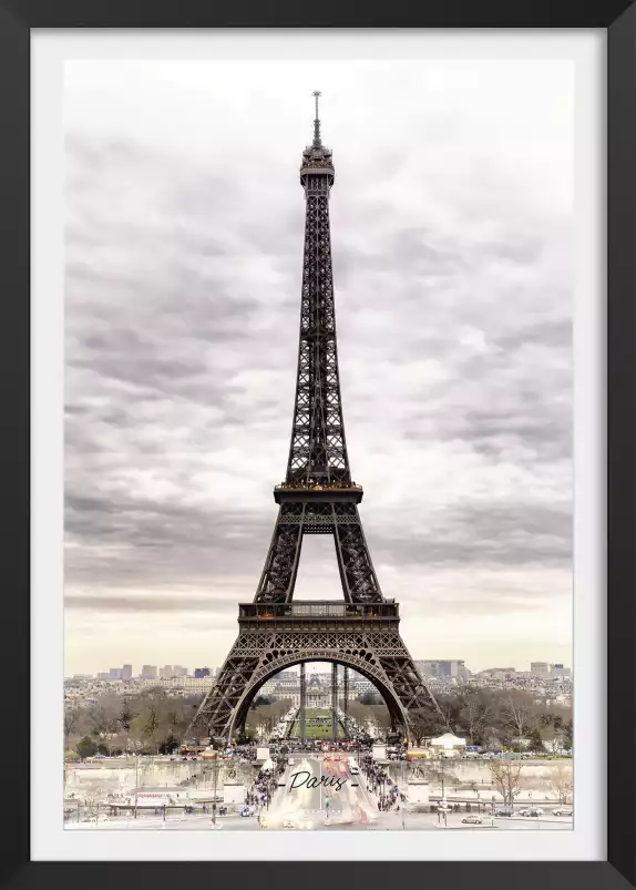 Sublime tour eiffel - tableau paris