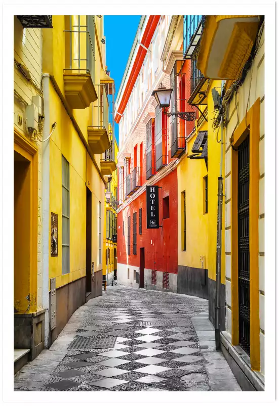 Spain street - tableau ville