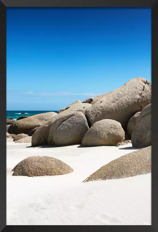 Plage du bout du monde - tableau mer