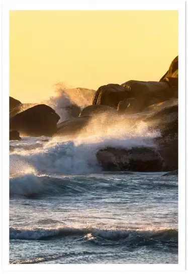 Bruit de vagues - tableau mer