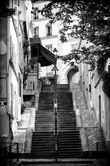 Rue de montmartre - poster paris