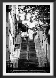 Rue de montmartre - poster paris