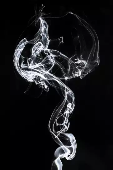 White smoke medusa - poster design
