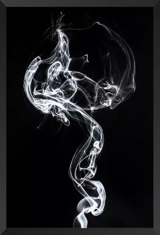 White smoke medusa - poster design