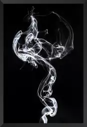 White smoke medusa - poster design