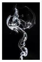 White smoke medusa - poster design