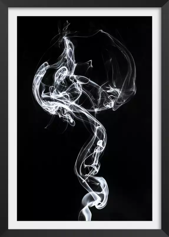 White smoke medusa - poster design