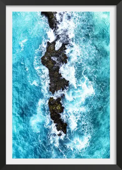 Rocher et écume - tableau mer