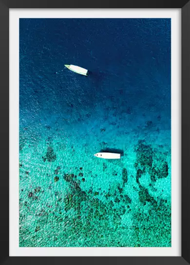 Entre univers marins - tableau mer
