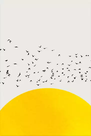 1000 oiseaux - poster minimaliste