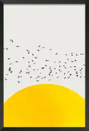 1000 oiseaux - poster minimaliste