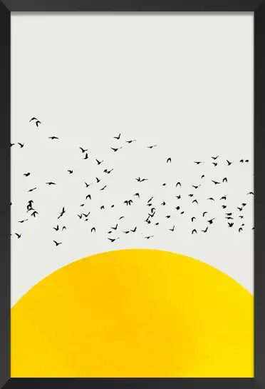 1000 oiseaux - poster minimaliste