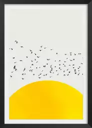 1000 oiseaux - poster minimaliste