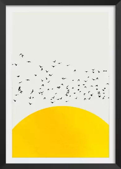 1000 oiseaux - poster minimaliste