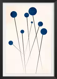 Bleuets - poster minimaliste