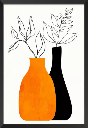 Plante Madame et Monsieur - affiche scandinave