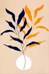 Plante et pureté - affiche scandinave