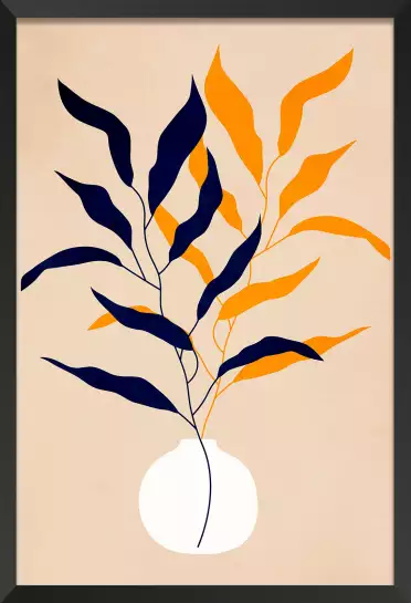 Plante et pureté - affiche scandinave