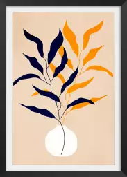 Plante et pureté - affiche scandinave