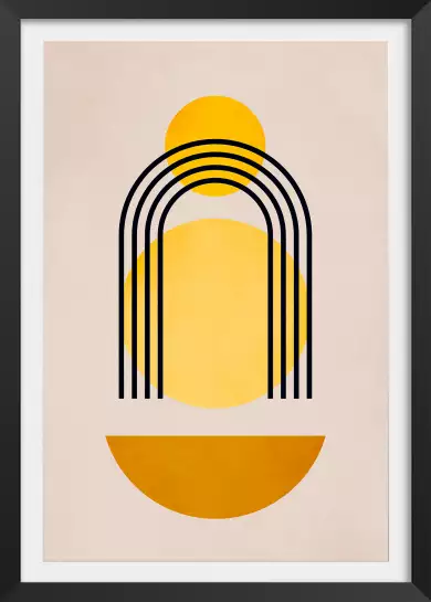 Bauhaus n°5 - tableau art géométrique
