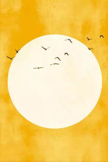 Eternel coucher du soleil - poster minimaliste