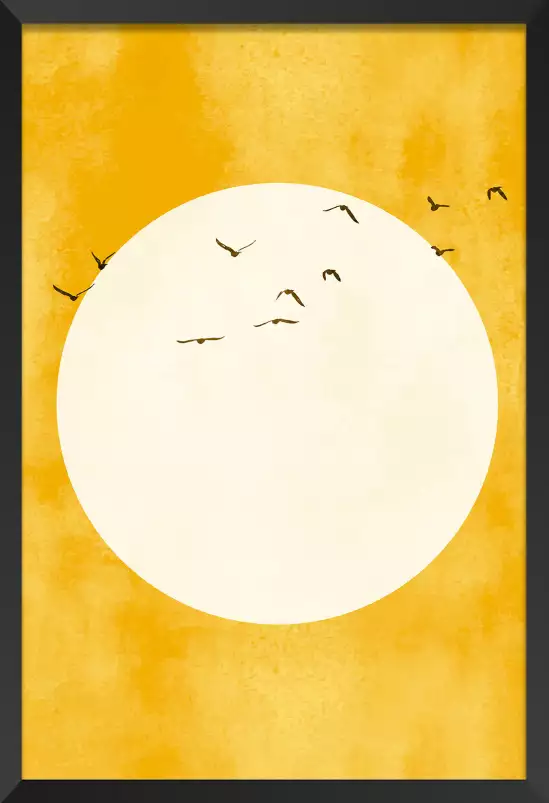 Eternel coucher du soleil - poster minimaliste