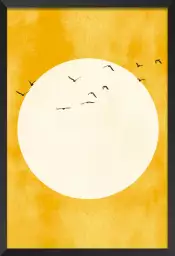 Eternel coucher du soleil - poster minimaliste