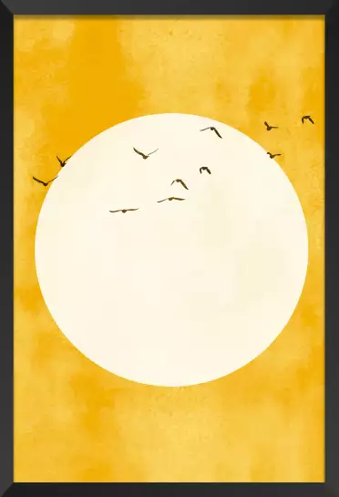 Eternel coucher du soleil - poster minimaliste