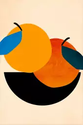 Sphère fruitée - affiche fruits