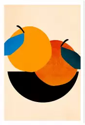 Sphère fruitée - affiche fruits