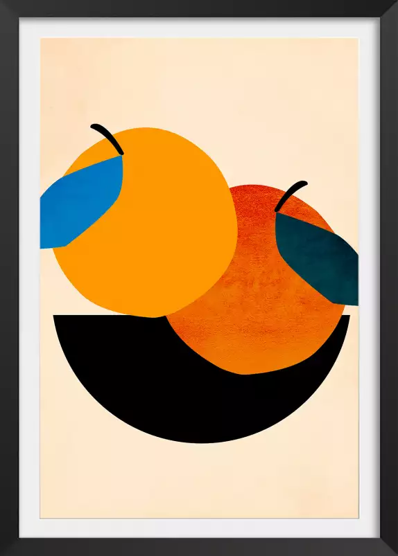 Sphère fruitée - affiche fruits