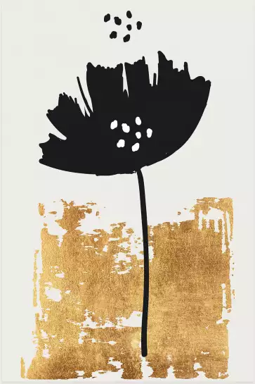 Pollen doré - poster minimaliste