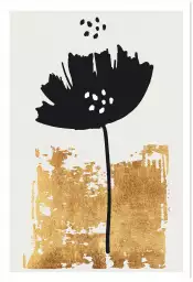 Pollen doré - poster minimaliste