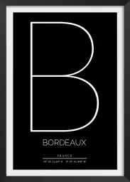 B bordeaux - poster ville