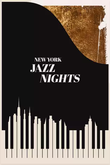 New york jazz night - affiche citation