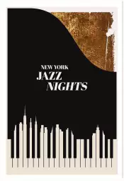 New york jazz night - affiche citation