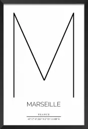 M marseille - poster ville